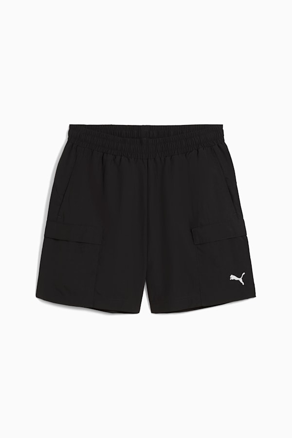 WARDROBE Essentials Relaxed Cargo Shorts 6" Men, PUMA Black, extralarge